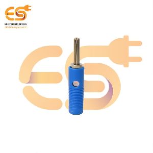 4mm 15A Blue color Male plug banana connector