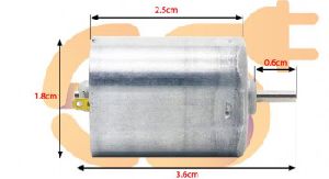 9V-12V 3.6cm DC Medium size metal case toy motor