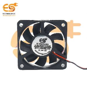Mini 6015 2.40 inch (60x60x15mm) Brushless 12V DC exhaust cooling fans