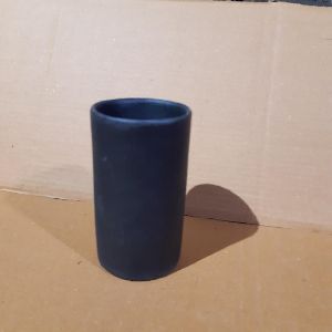 Handmade Black Pottery Glass