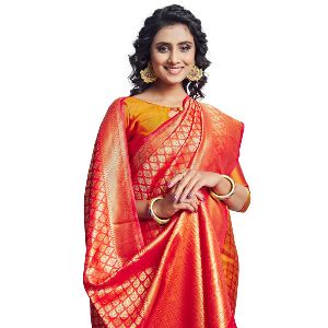 500 Jacquard Silk Saree