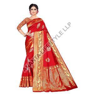 610 Jacquard Silk Saree