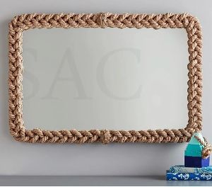 Rectangle Rope Wall Mirror