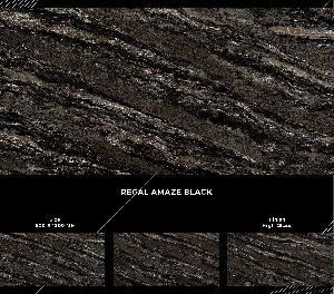 600x1200mm Regal Amaze Black Finish Ceramic Tiles