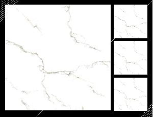 600x600mm Arctic Elica Glossy Finish Ceramic Tiles