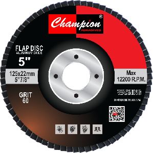 5 Inch 60 Grit Fibreflass Flap Disc