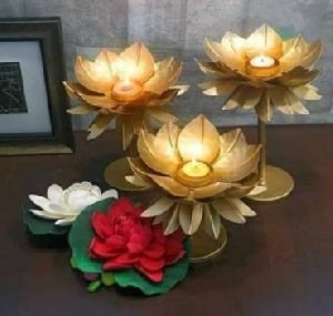 Decorative Lotus Design Diya