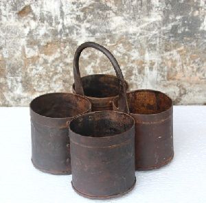 Iron Set of 4 Pot