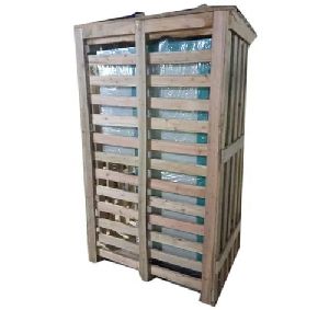 Closed Wooden Crate Box