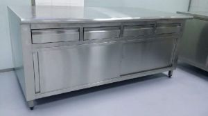 Stainless Steel Cabinet Table