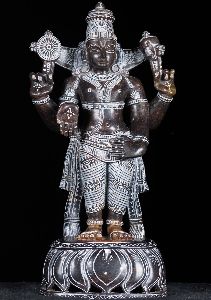 White Marble Narayana Statue