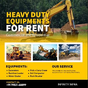 hydraulic excavator rental services
