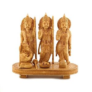 Wooden Ram Darbar Statue