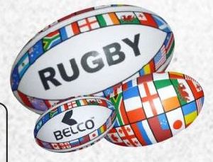 Flags Rugby Ball