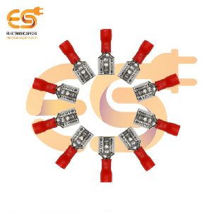 FDD1-250 10A Red color 22-16 AWG wire gauge Hard plastic insulated Female blade crimp connector