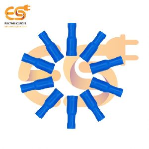 FRD2-156 10A 16-14 AWG wire gauge Blue color hard plastic insulated Female bullet crimp connector