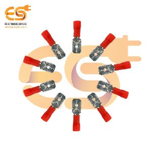 MDD1-250 10A Red color 22-16 AWG wire gauge Hard plastic insulated Male blade crimp connector