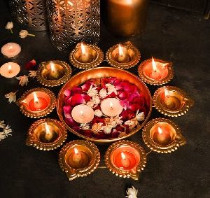 10 candle tea light holder for Diwali Decoration