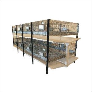 Stainless Steel Rabbit and Guinea Pig Breeding and Nursing Cage