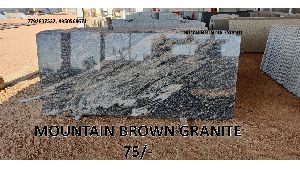mountain brown granite