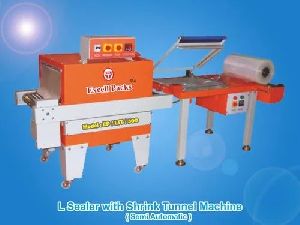 Semi Automatic L Sealer with Shrink Tunnel Machine