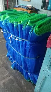 Blue Plain Garlic Net Bag Fabric