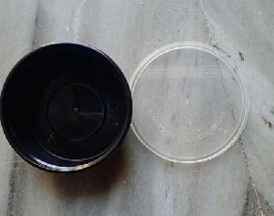 Black Disposable Plastic Container