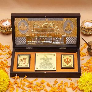 Golden Temple Gold Plated Worship Box