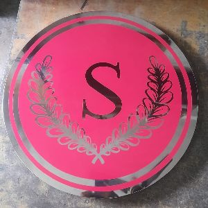 steel name plate