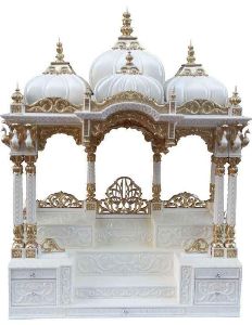 Polished Marble Outdoor Temple, For Hotel, Offices, Size : Standard