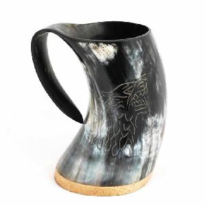 buffalo horn mug
