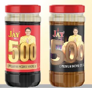 500 Plastic Jar Premium Incense Sticks