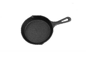 Cast Iron Black Fry Pan