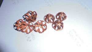 pure copper bead caps