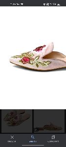 embroidery leather footwear