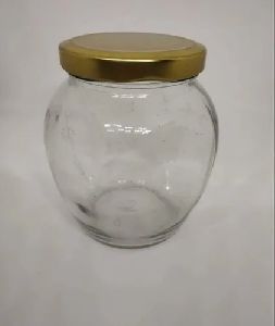 200 ML Unity glass decorative candy jar with lid and finished, For Food  Storage