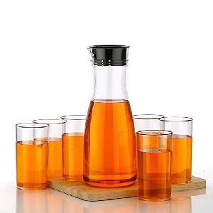 Juice Bottle with Glass 6 Pcs Set