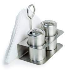 salt napkin holder paper set