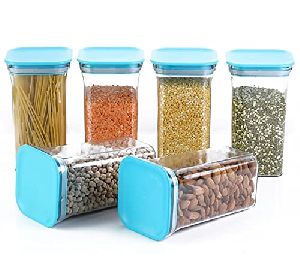 Transparent Food Container 6 Pcs Set 1100ml