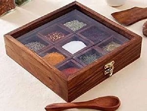 Sheesham Wood Masala Box