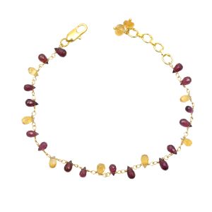 Yellow , Red Necklace