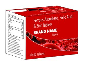 Ferrous Ascorbate, Folic Acid and Zinc Tablets