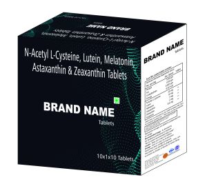 N-Acetylcysteine, Lutein, Melatonin, Astaxanthin and Zeaxanthin Tablets