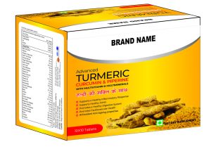 Turmeric, Curcumin and Piperine Tablets