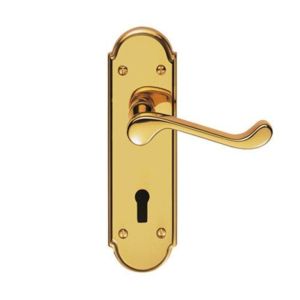 Brass Gold Plated Door Handle