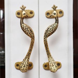 Handmade Premium Brass Peacock Handle