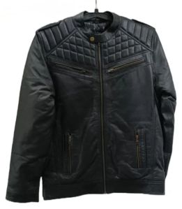 Mens Quilted Leather Jackets