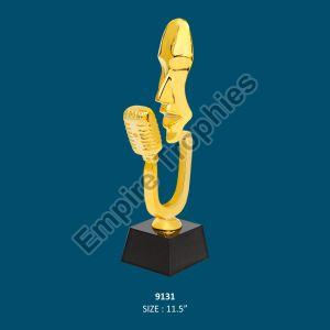 Crystal Mic Awards Trophy