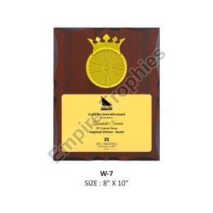Customized Wooden Memento Trophy