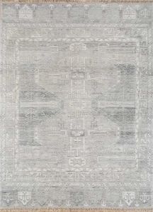 Ivory Hand Knotted Rug